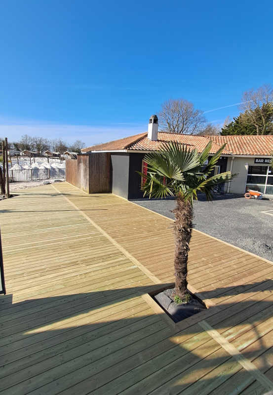 Conception, pose de terrasse bois personnalisée pour vos extérieurs à Landevieille Vendée